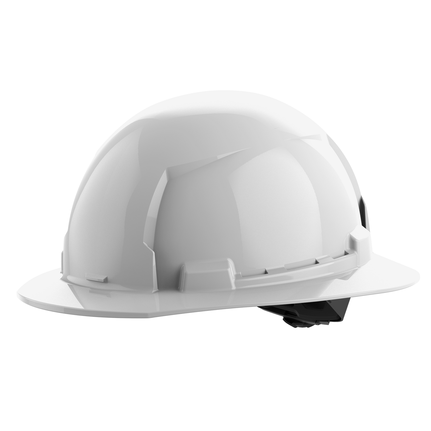 Milwaukee BOLT™ White Full Brim Hard Hat w/4pt Ratcheting Suspension (USA) - Type 1, Class E