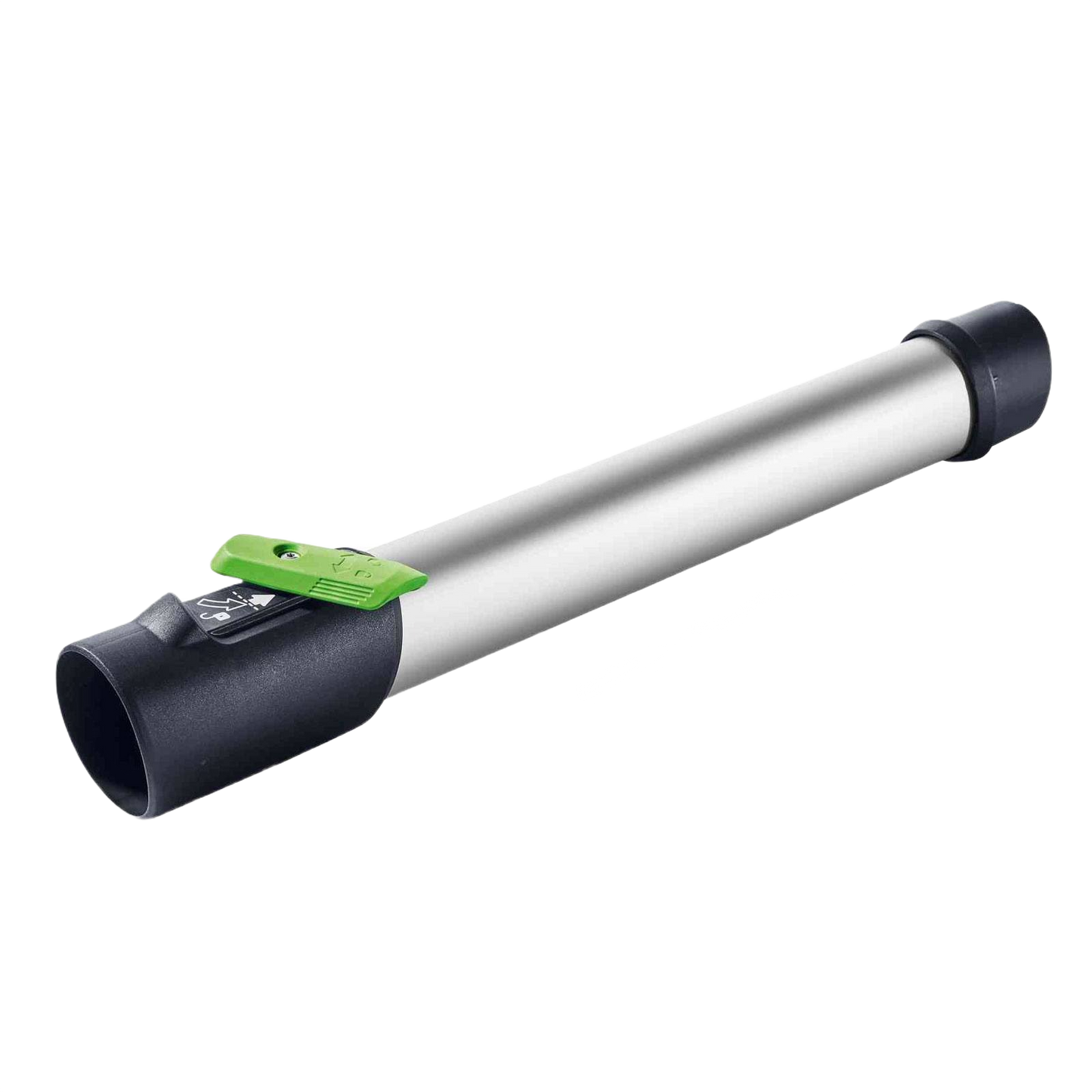 Silver and black Festool tool extension with green locking mechanism in power tool accessories collection