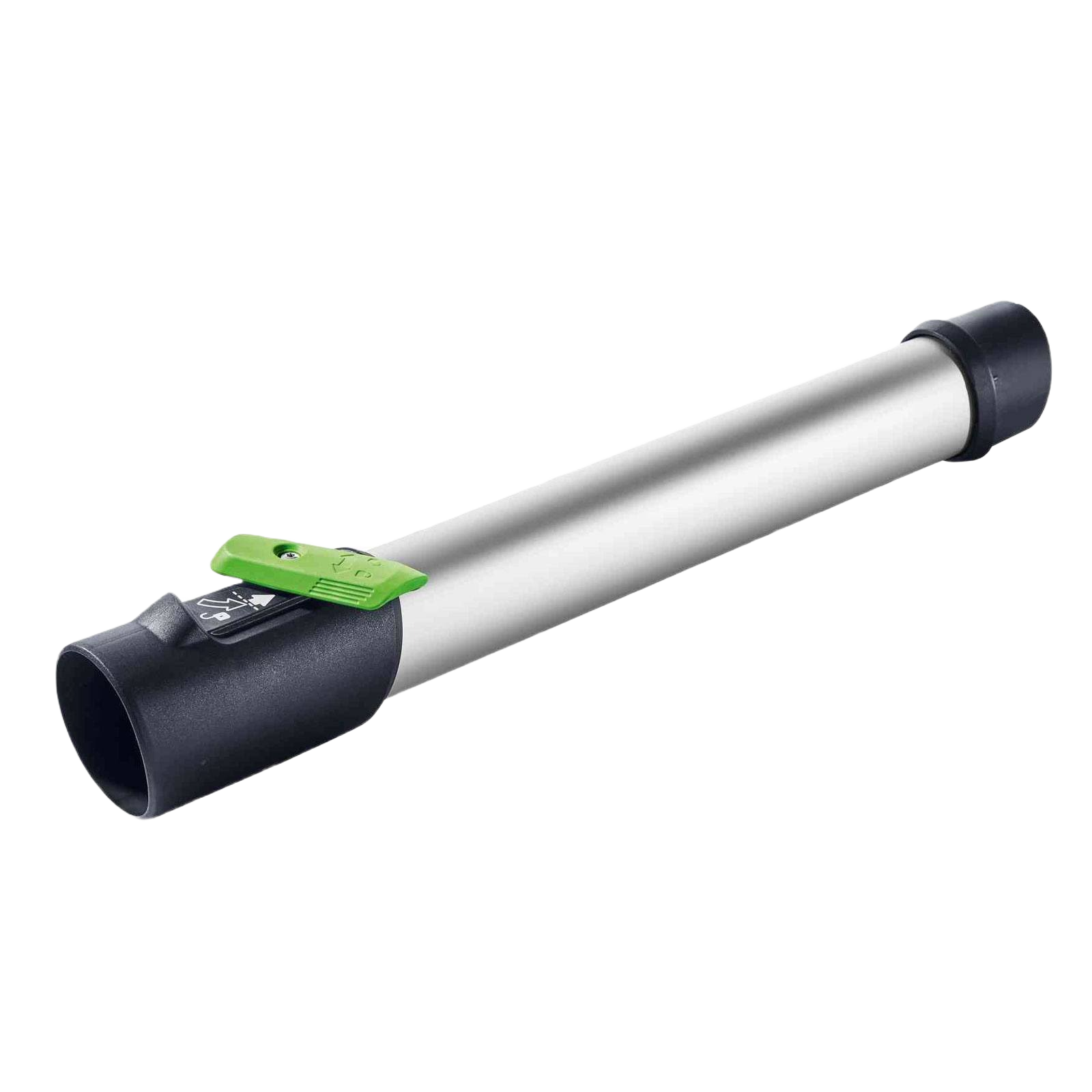 Silver and black Festool tool extension with green locking mechanism in power tool accessories collection
