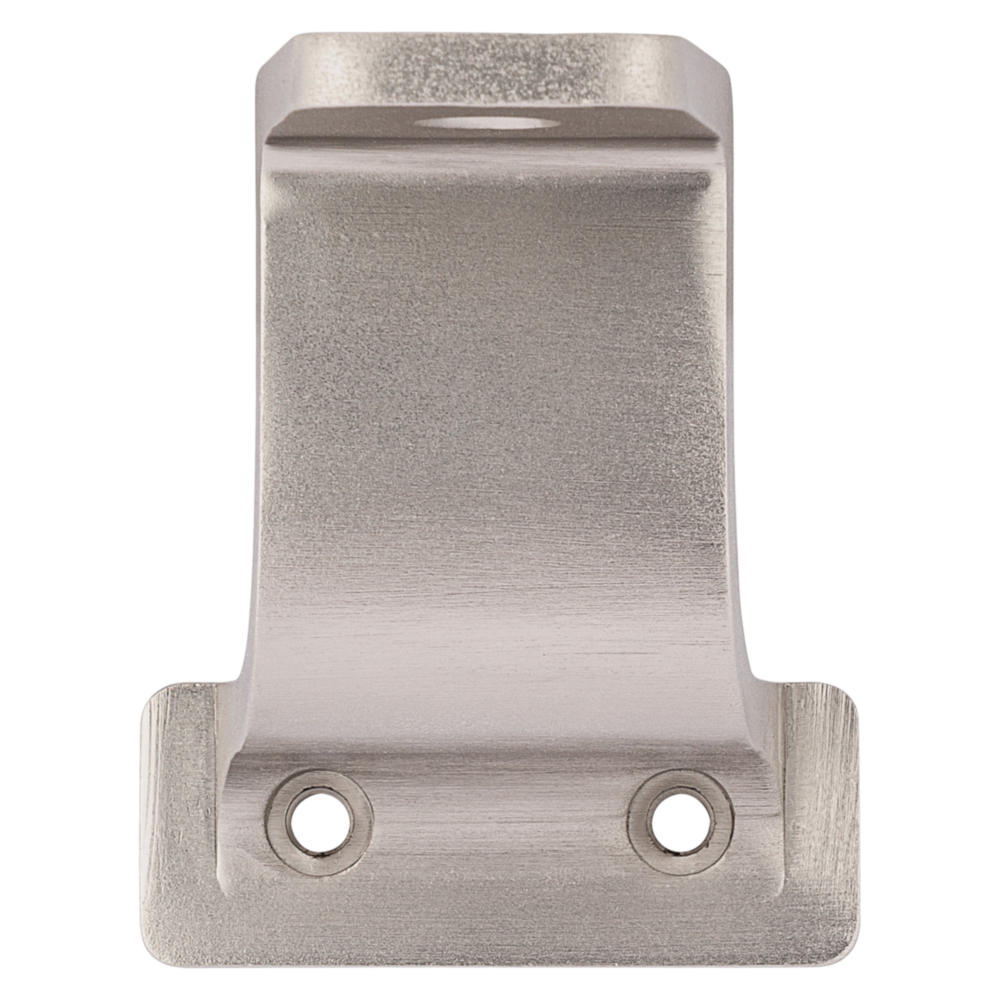 3-inch satin nickel handrail bracket made of zinc for secure mounting in shelving brackets and home improvement collections