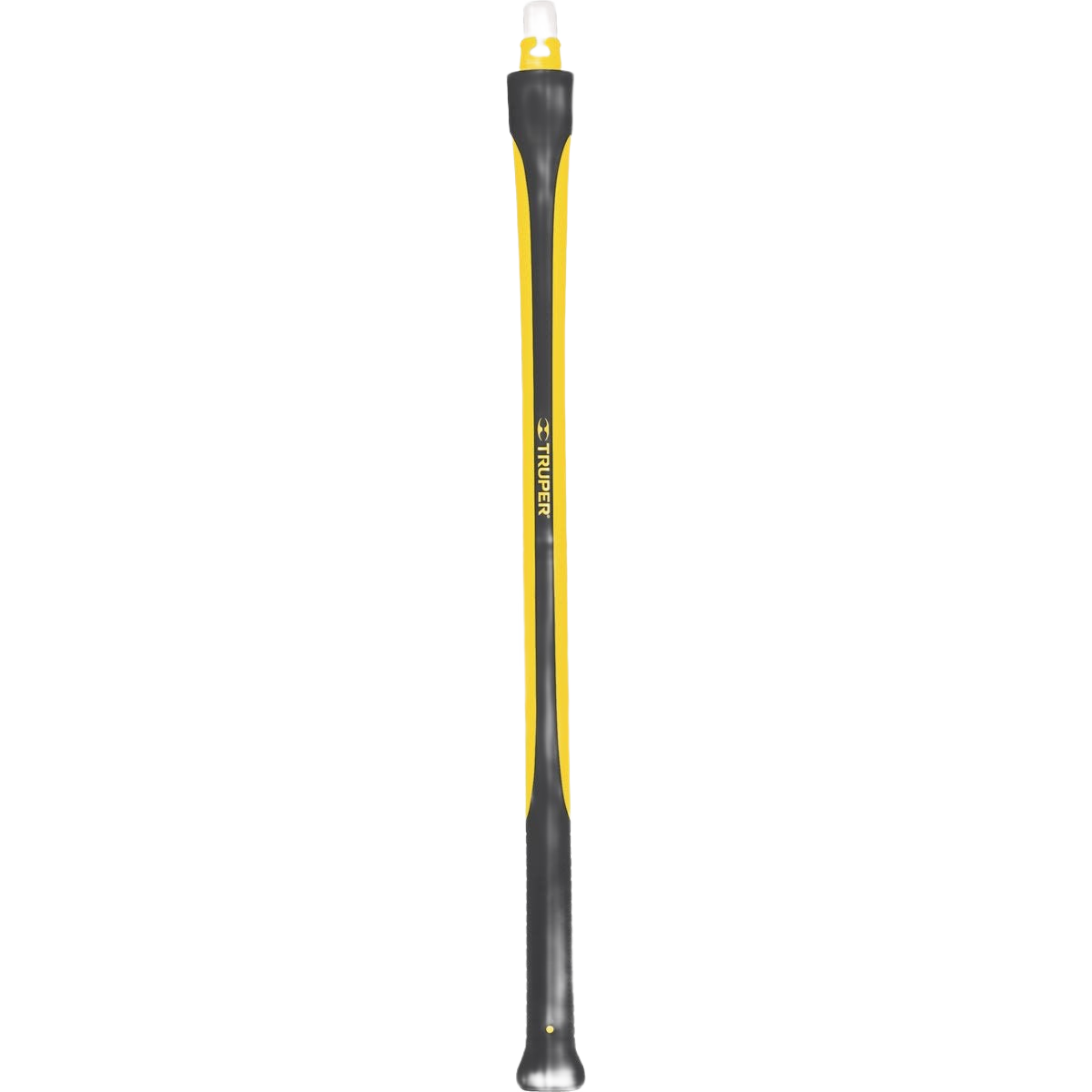 Yellow and black fiberglass handle for sledge and maul tools, designed for durability in garden and outdoor hand tool use.