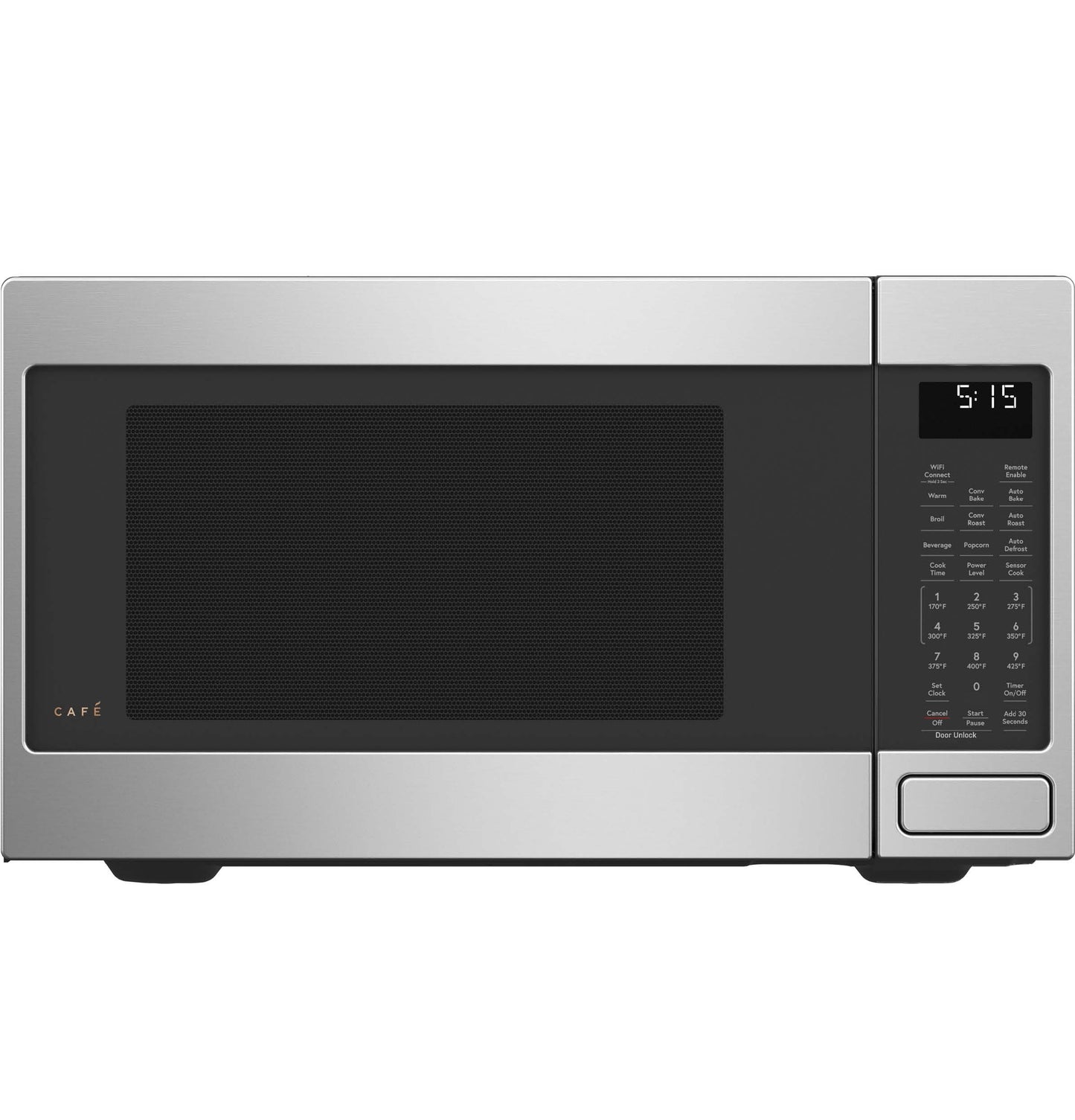 Stainless steel smart countertop microwave with digital display and control panel in Microwaves and Kitchen & Kitchenware collections