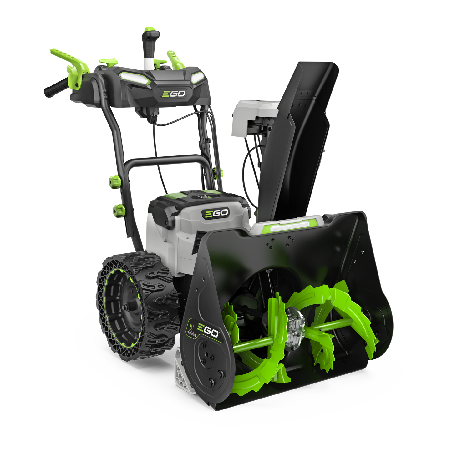 EGO POWER+ 24" Two-Stage Self-Propelled Snow Blower Kit with 6 Ah Batteries (2) and Dual Port Charger