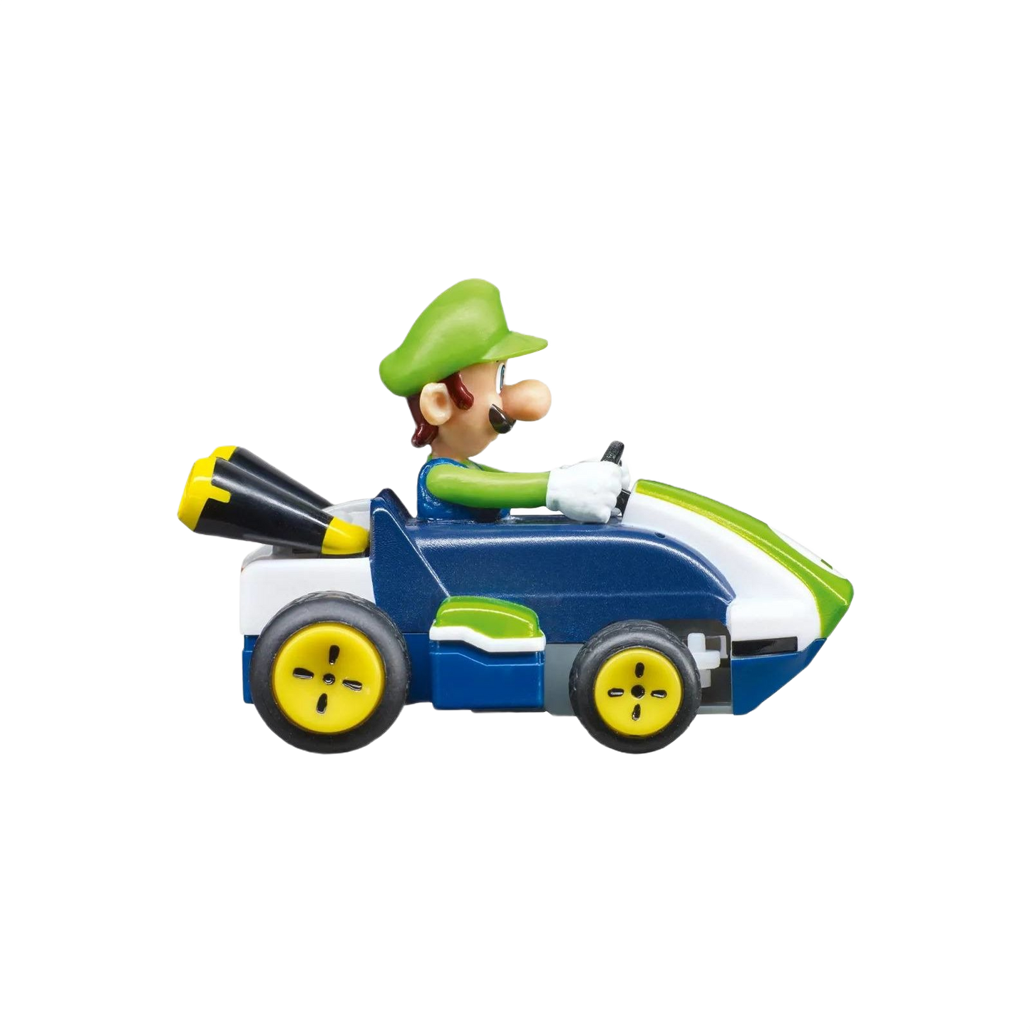 Mini remote-controlled Luigi racer in blue and green from Vehicles & Remote Controlled Toys and Carrera Toys collections