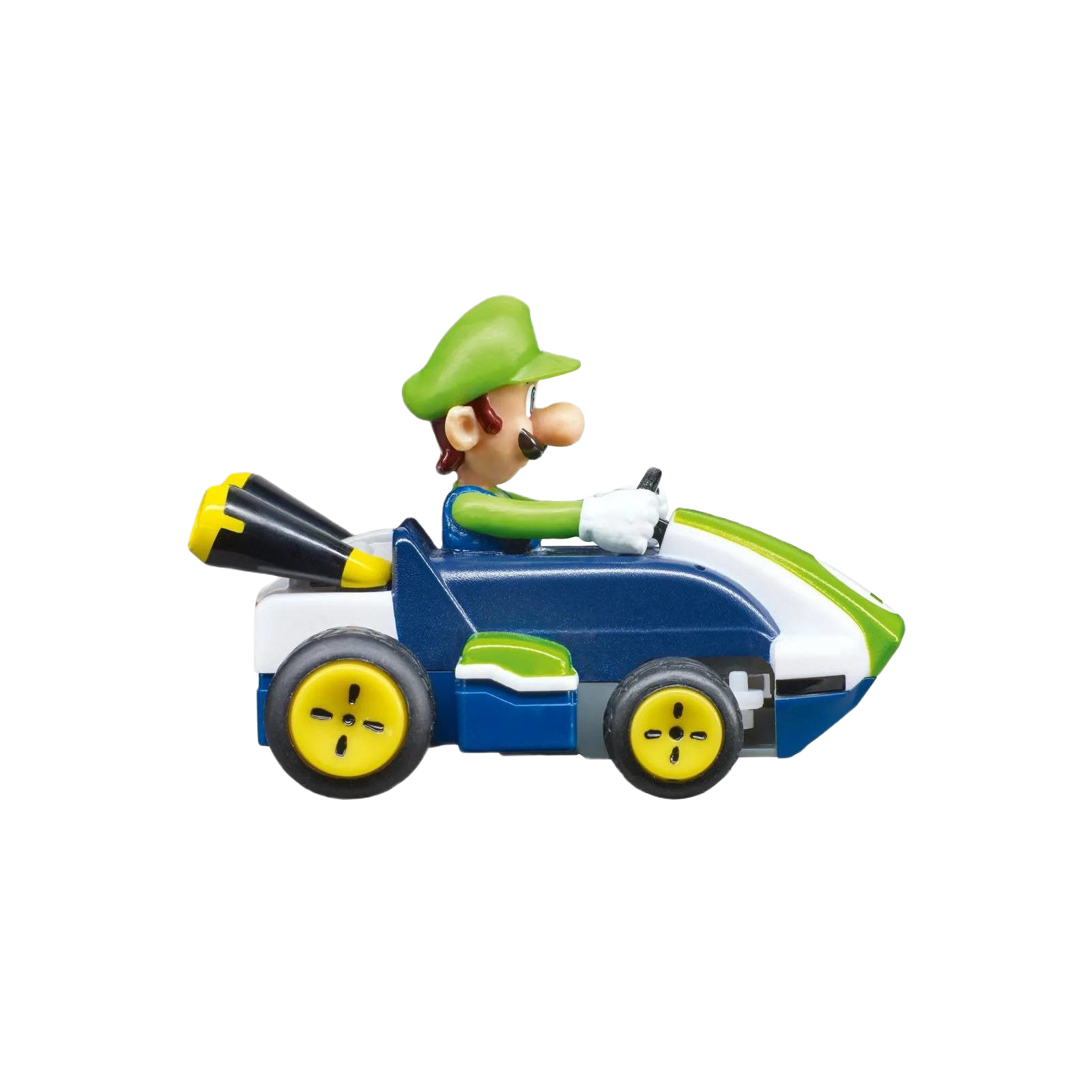 Mini remote-controlled Luigi racer in blue and green from Vehicles & Remote Controlled Toys and Carrera Toys collections