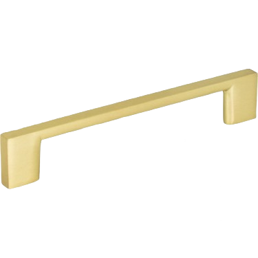 Brushed gold 128mm center-to-center cabinet pull for furniture hardware and home improvement projects under $50
