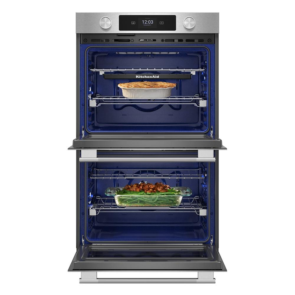 27-inch Smart Electric Double Wall Oven with Assisted Cooking Modes - PrintShield™ Finish