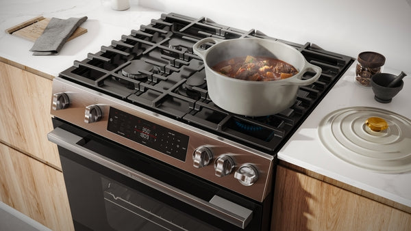 100 Series, Freestanding Gas Range, Stainless Steel