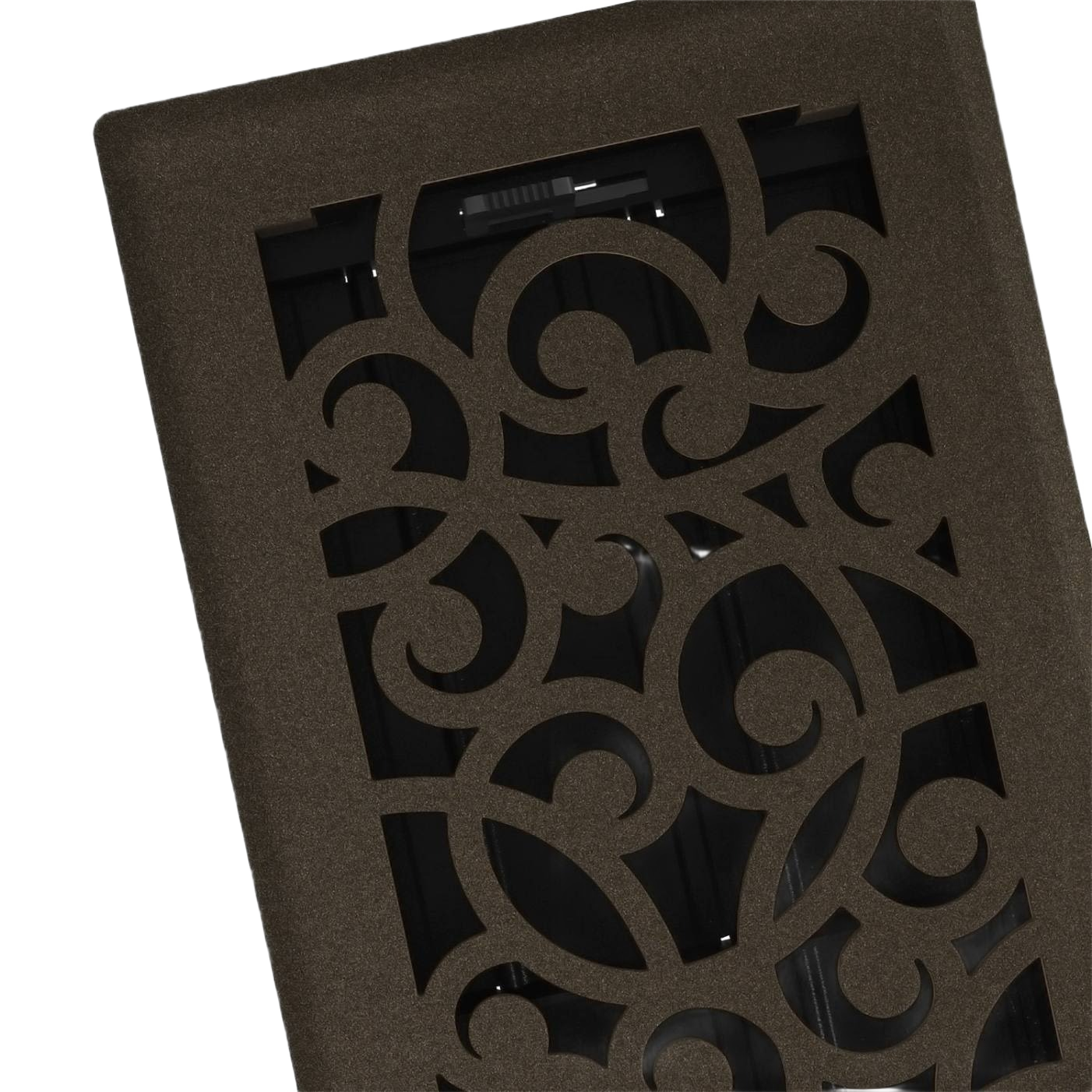 Bronze Age bronze floor register with intricate scrollwork design for plumbing and home improvement under $50 collections