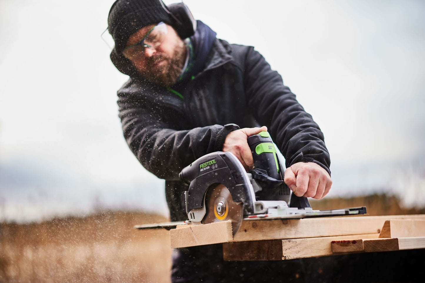 Festool 578303 Cordless Carpentry Saw HKC 55 KEB-F-Basic