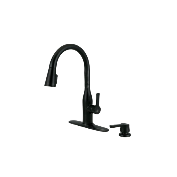 Delta Marca Black Pull Down Faucet with ShieldSpray Tech – Hartville ...