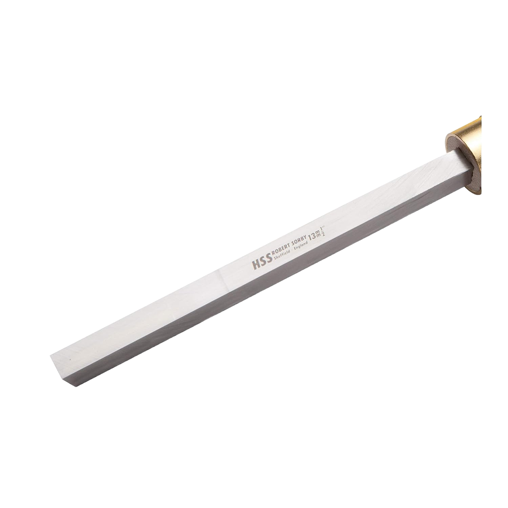 High-speed steel square end scraper blade with brass tang for woodworking tools collection under $50