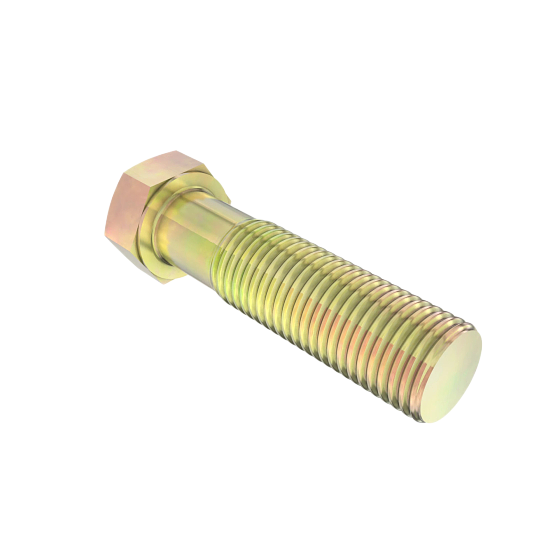 John Deere 19H1740 3/8" X 5" Hexagonal Head Cap Screw, 5-Pack