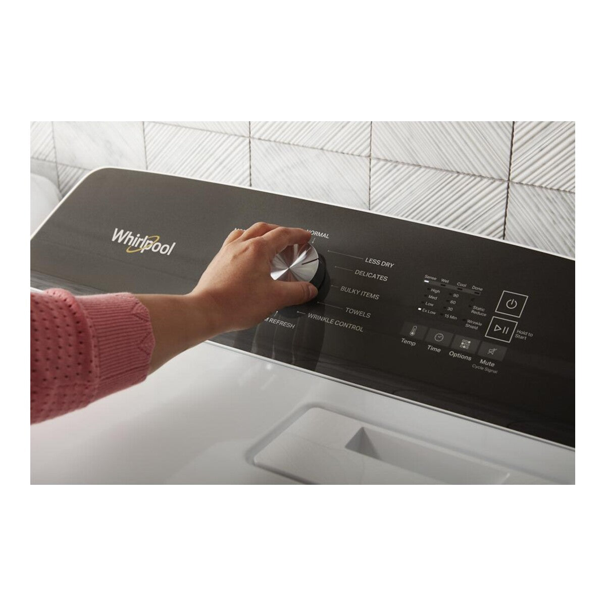 7.0 Cu. Ft. Top Load Electric Moisture Sensing Dryer with Steam