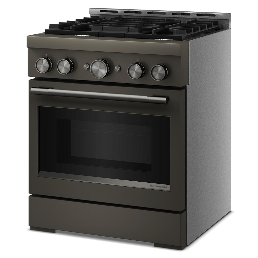KitchenAid® 30-Inch 4 Burner Commercial-Style Gas Range with No Preheat Air Fry Mode