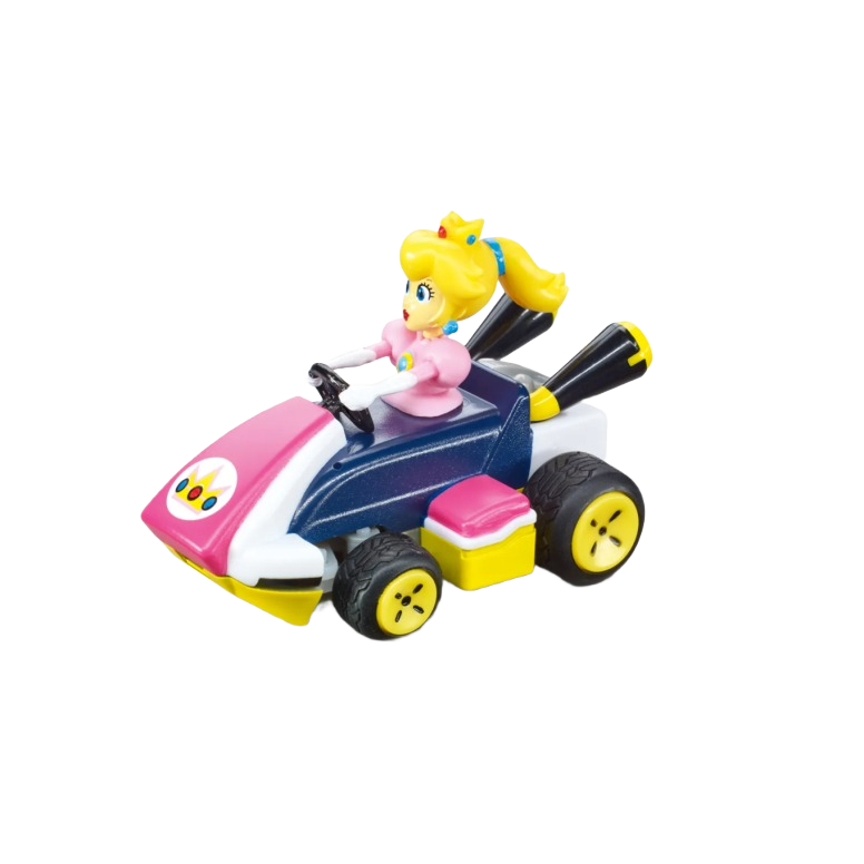 Mini remote-controlled Princess Peach racer in pink and blue, part of vehicles and toys collection under $50