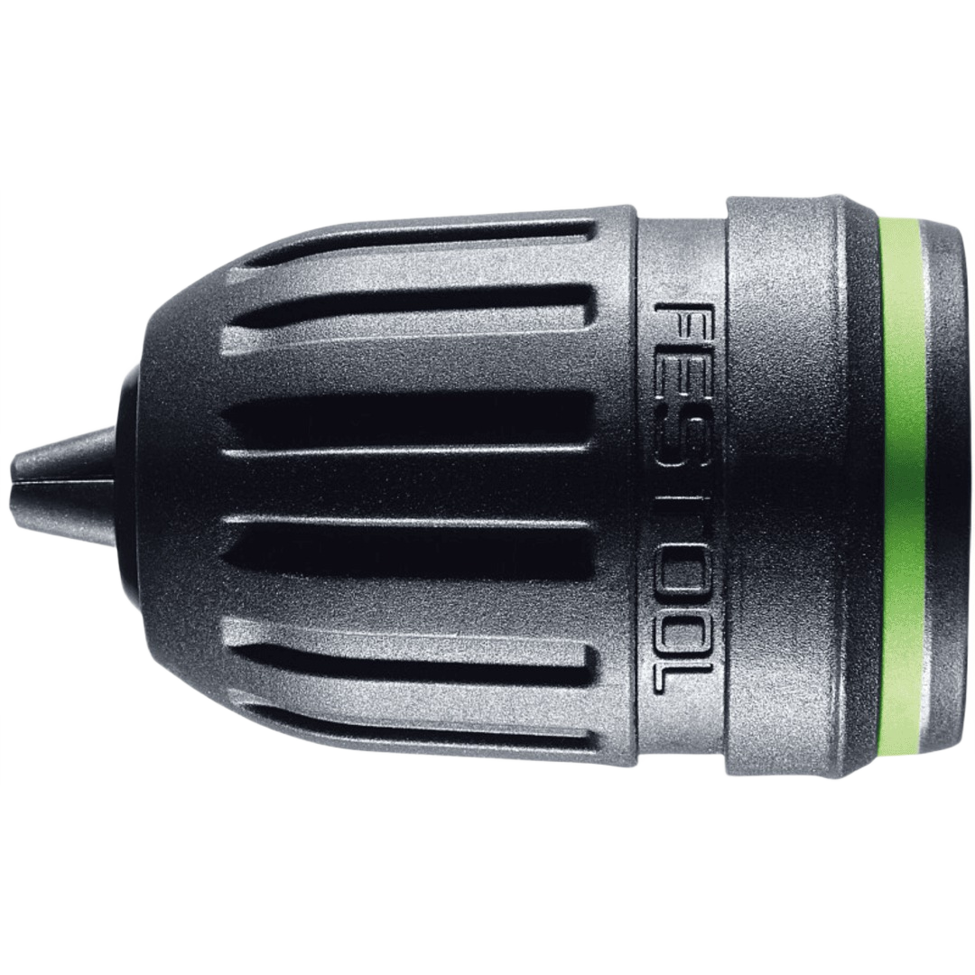 Compact black keyless drill chuck with FastFix system for quick tool changes in power tool accessories under $100 collections