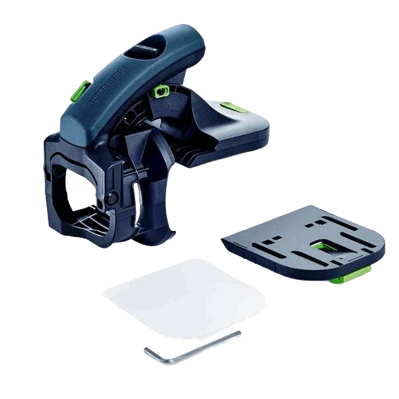 Edge sanding guide with ergonomic design and attachments for woodworking and power tool accessories in home improvement collections