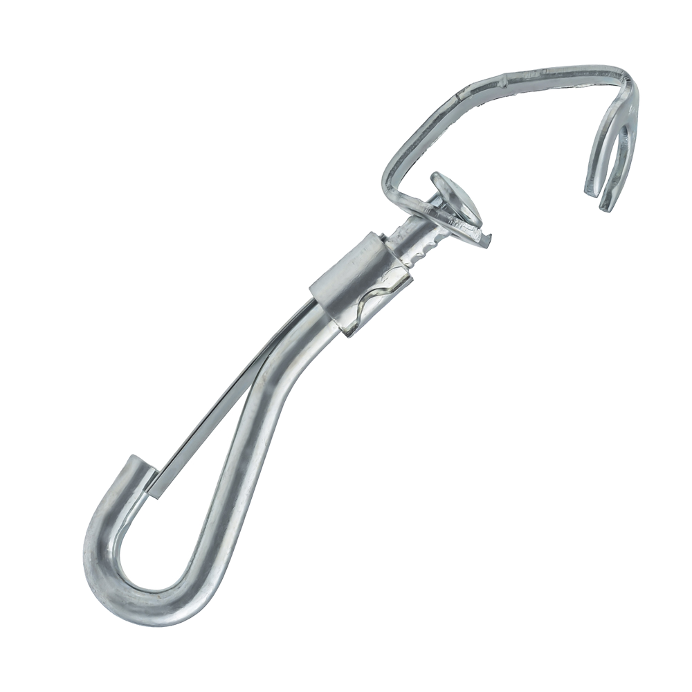 Hardware Essentials Open Swivel Eye Spring Snap Zinc (1/0" & 2/0")