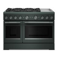 48-Inch 6 Burner Commercial-Style Dual Fuel Range with Griddle