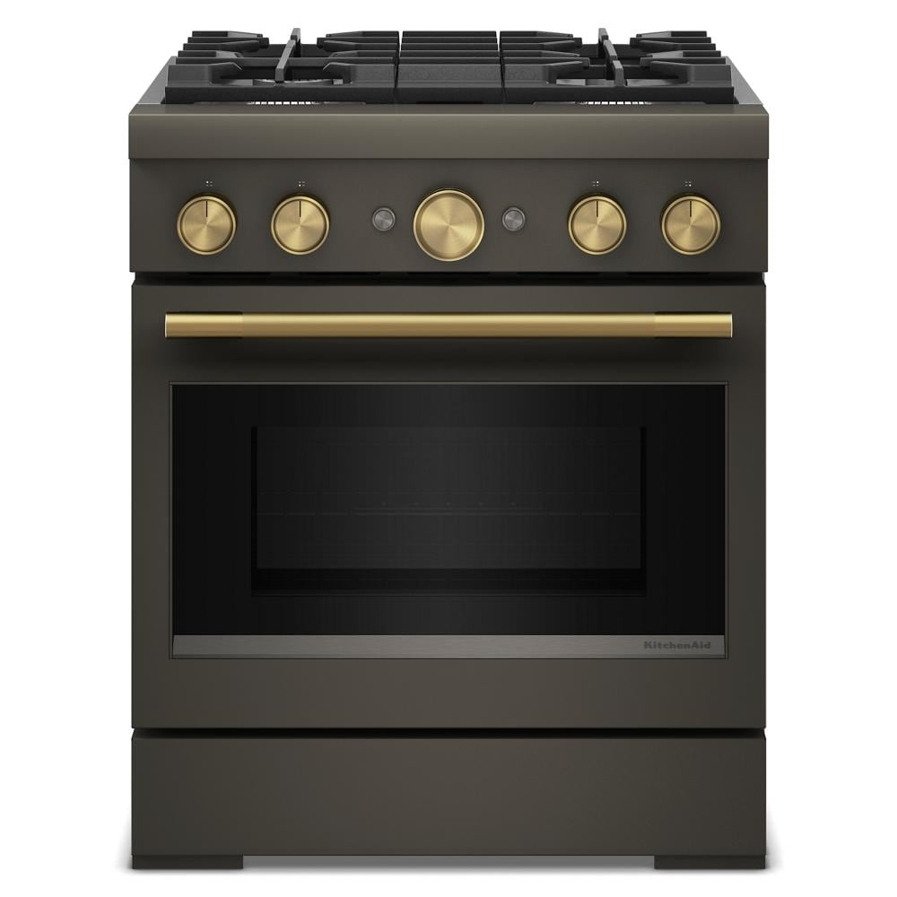 30-Inch 4 Burner Commercial-Style Dual Fuel Range with No Preheat Air Fry Mode