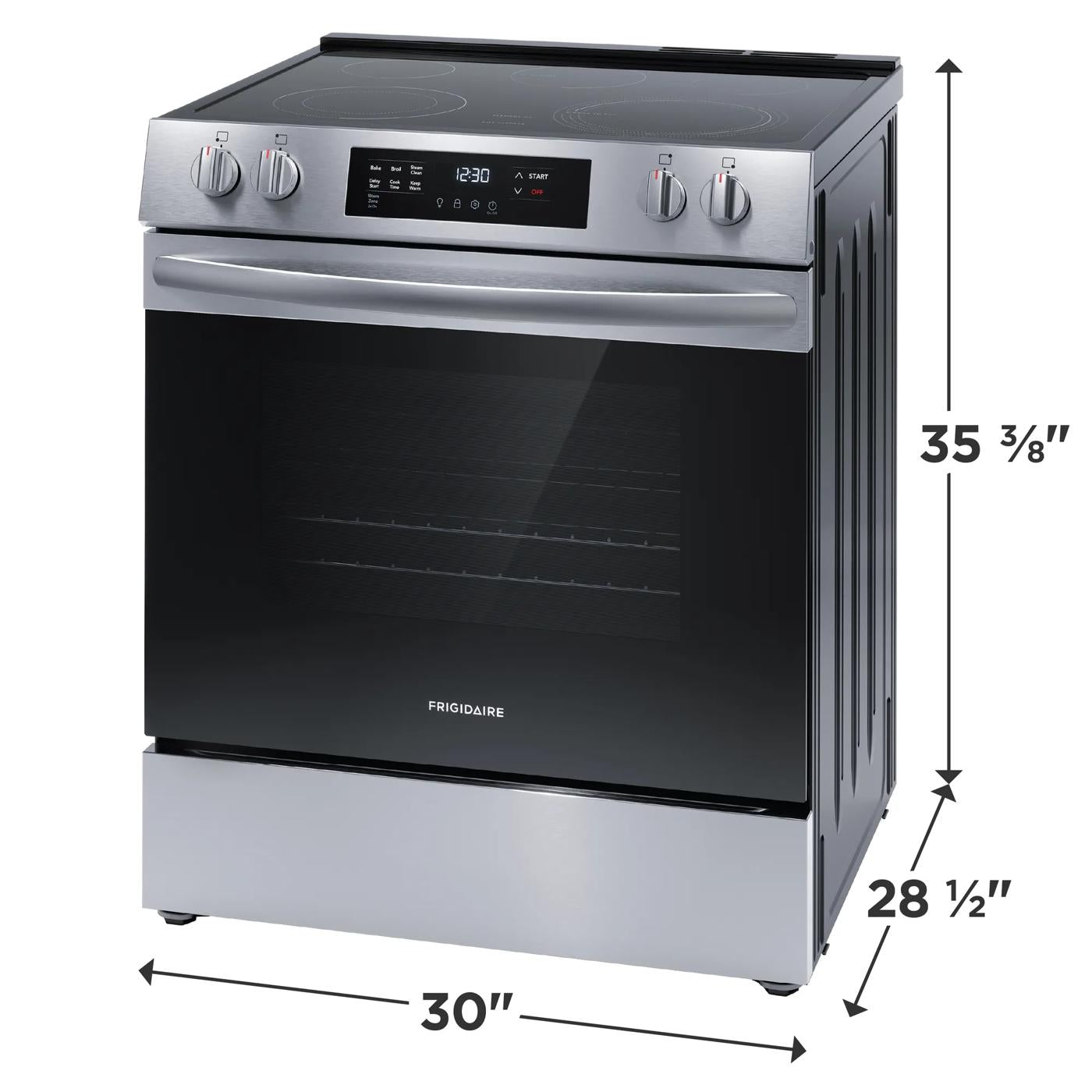 30" Front Control Electric Range