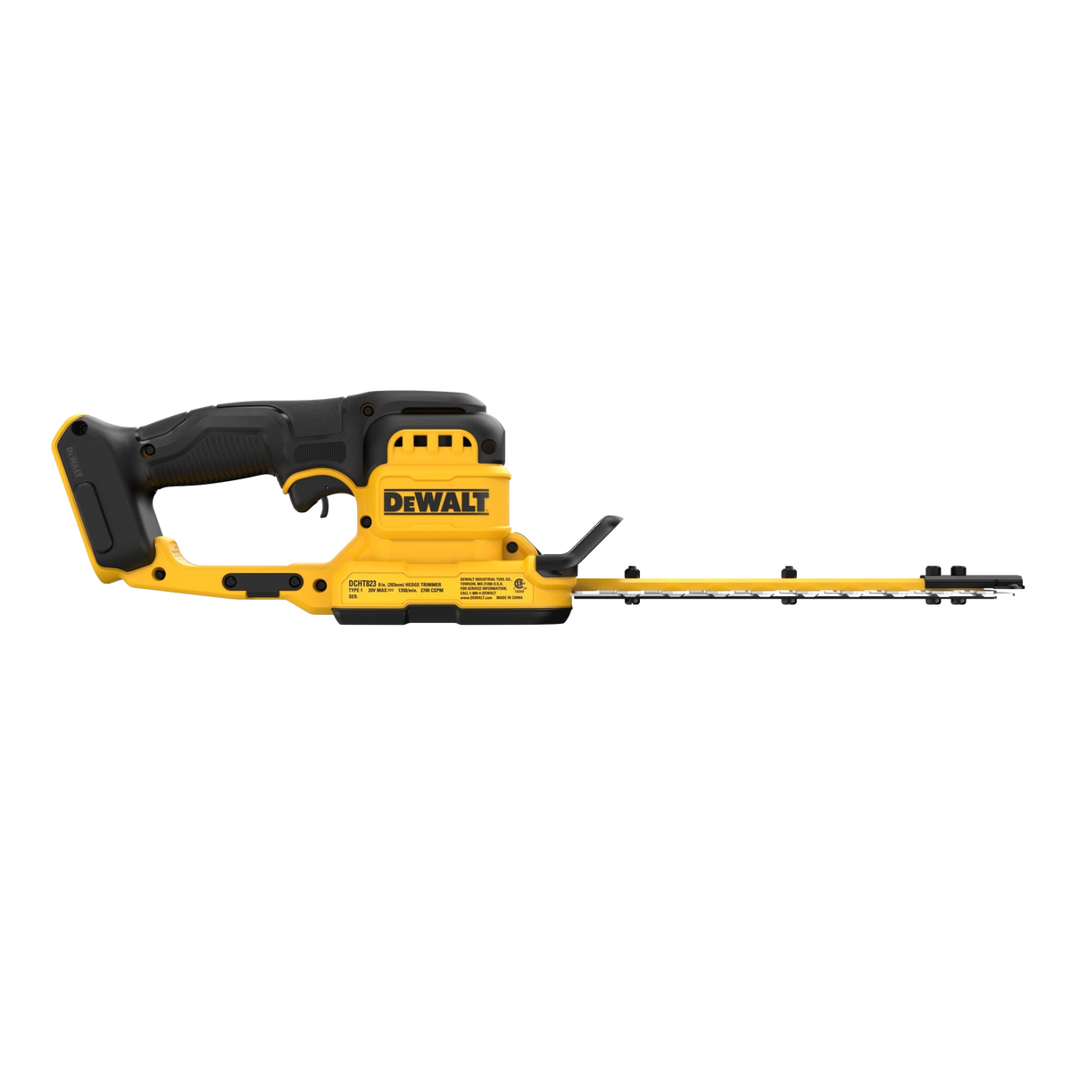 DEWALT 20V MAX* 8" Cordless Compact Hedge Trimmer (Tool Only)
