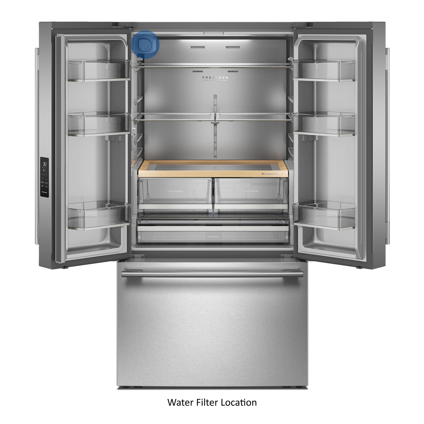 31 cu. ft. French Door Refrigerator with Interior Water and Ice