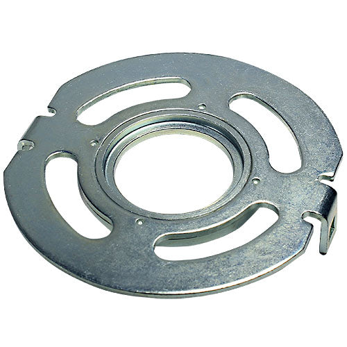 Round metal adapter plate for precise routing with Festool tool accessories and woodworking tools collections