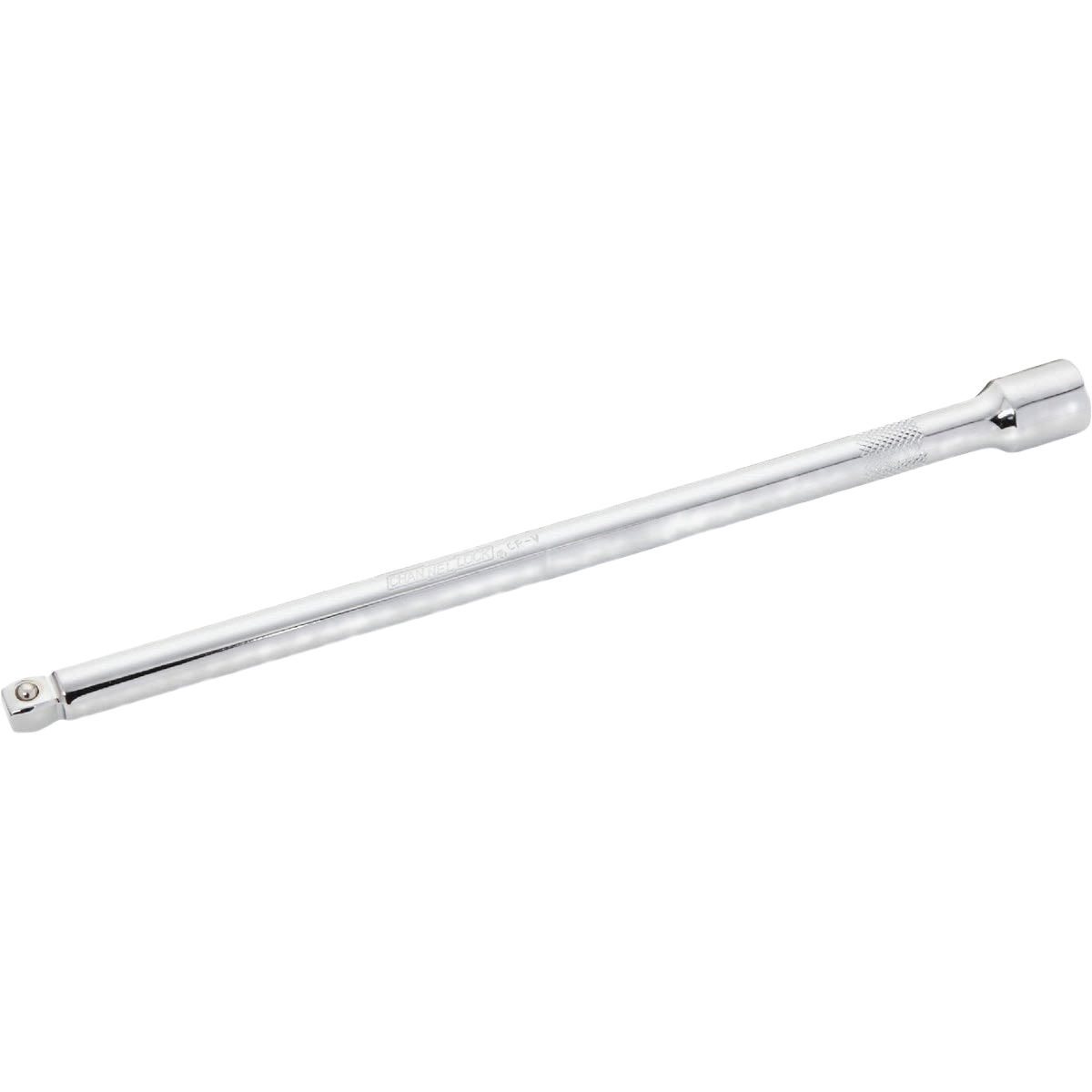 Chrome finish 3/8 inch drive 10 inch wobble extension bar for tools and home improvement use