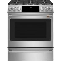 CAFÉ™ 30" Smart Slide-In, Front-Control, Gas Range with Convection Oven