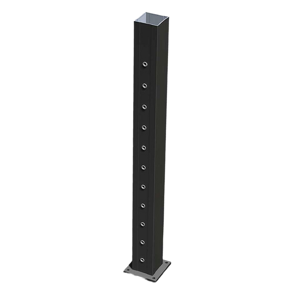 Key-Link Black Level End Post 3-1/4 x 38-In for Railings – Hartville ...