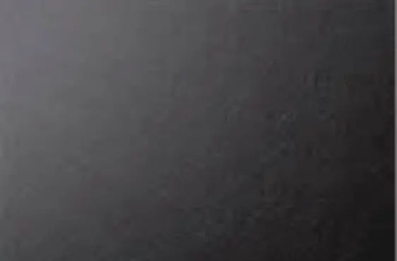 Close-up view of a smooth black metal surface with a subtle textured finish, suitable for home improvement and lighting applications.