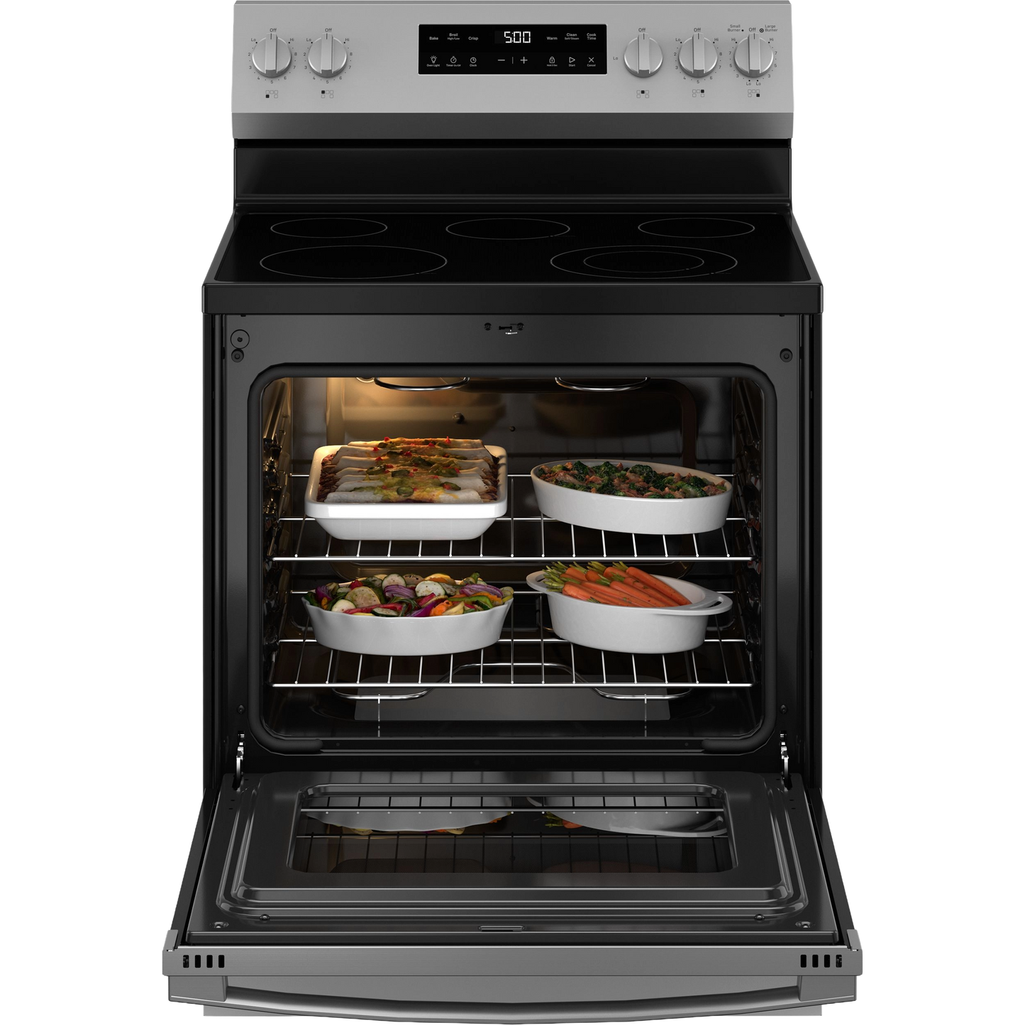 GE® ENERGY STAR® 30" Free-Standing Electric Range with Crisp Mode