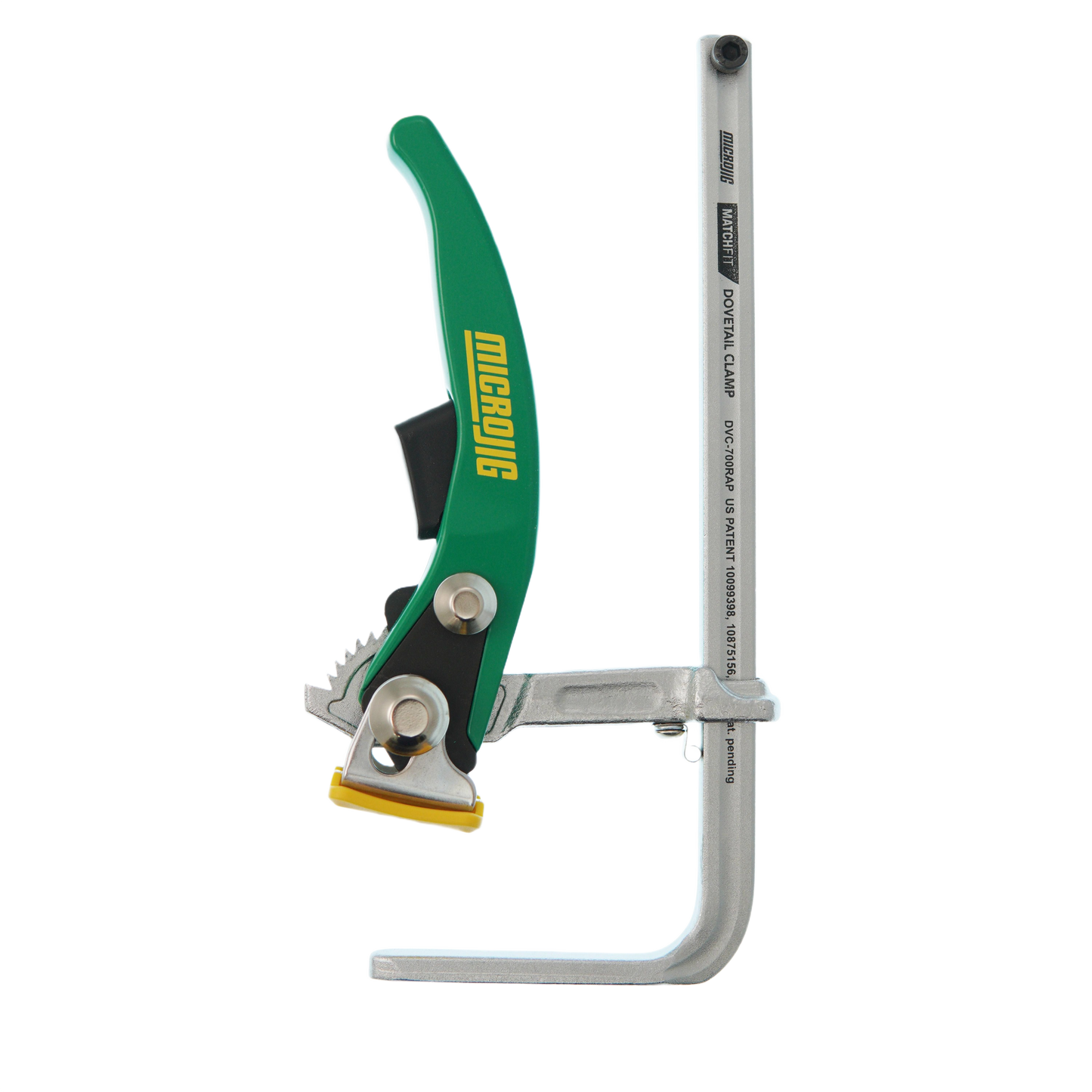 Green and silver ratchet clamp with ergonomic handle for woodworking and home improvement tool accessories under $100