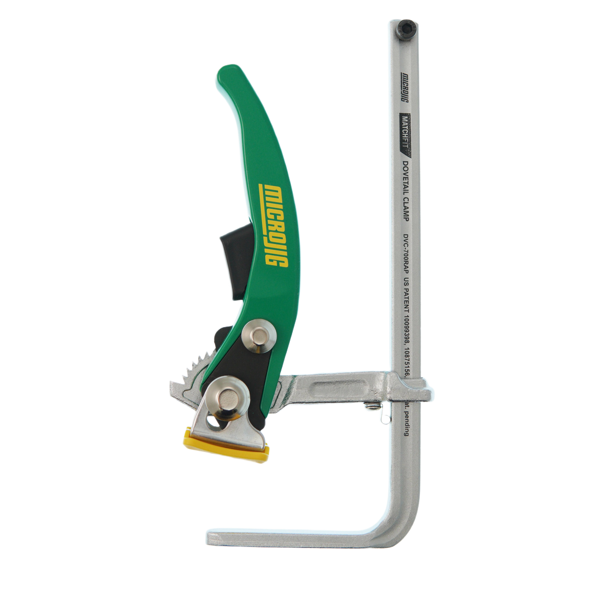 Green and silver ratchet clamp with ergonomic handle for woodworking and home improvement tool accessories under $100