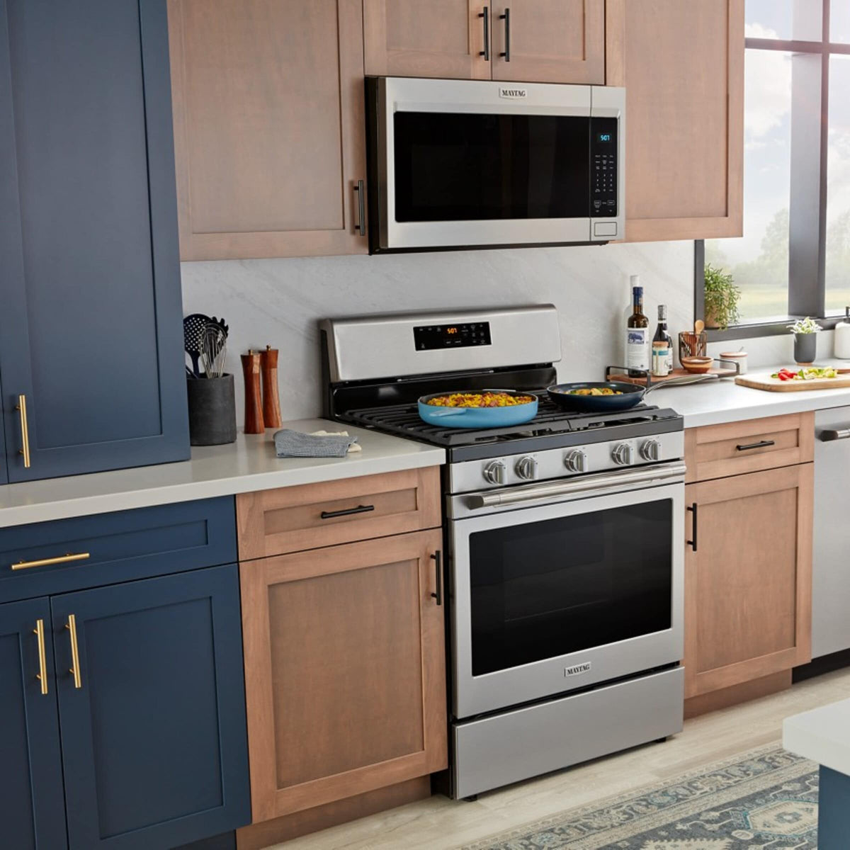 Maytag® 30-Inch Wide Freestanding Electric Range with Steam Clean - 5.3 cu. ft.