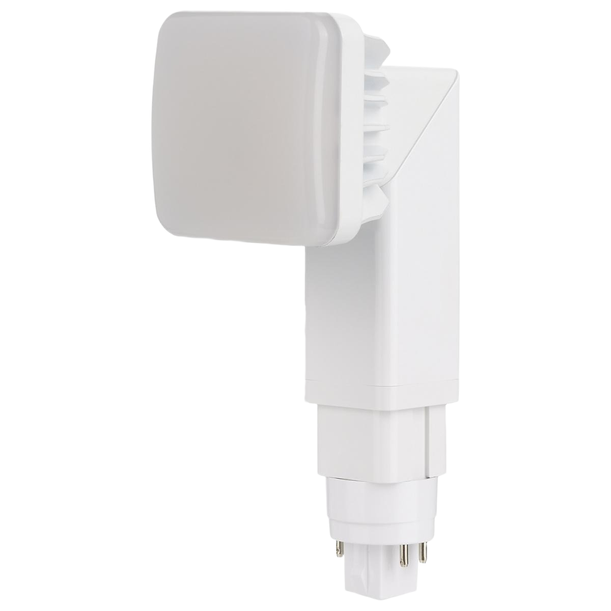 White compact LED bulb with 4-pin base for energy-efficient lighting in Electrical and Lighting collections under $50