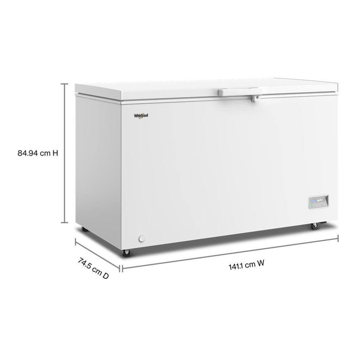 Whirlpool® 16 cu. ft. Convertible Freezer-to-Fridge Chest Freezer with 3 Storage Baskets