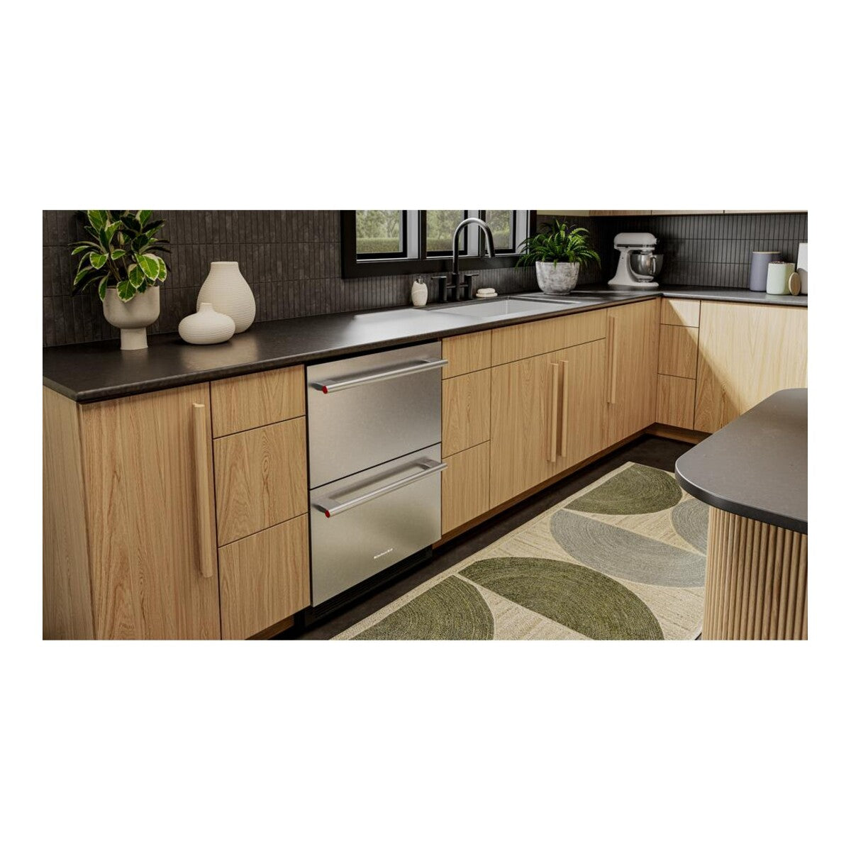 4.4 Cu. Ft. 24-Inch Undercounter Double-Drawer Refrigerator in Stainless Steel