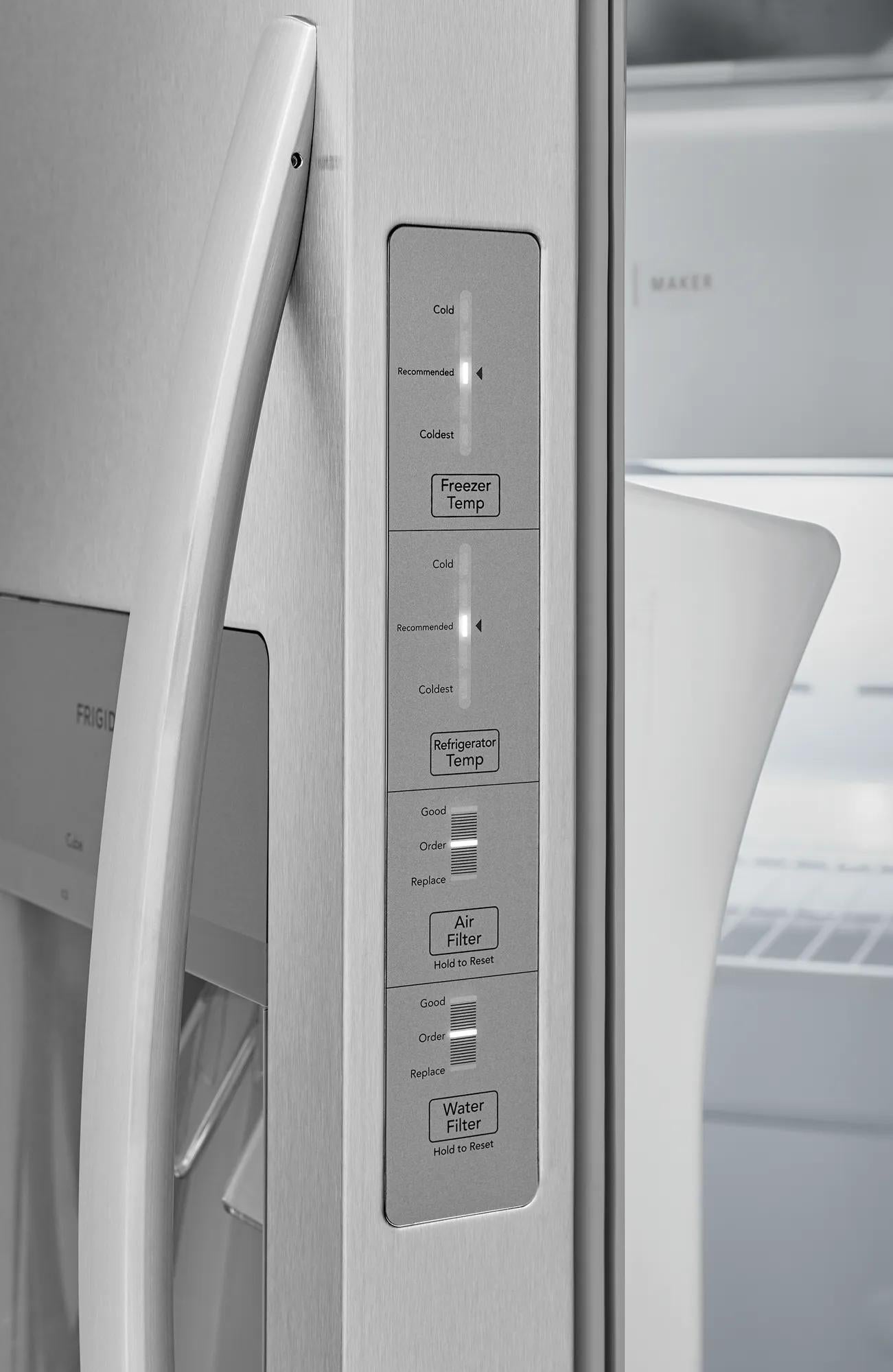22 Cu. Ft. 33" Standard Depth Side by Side Refrigerator