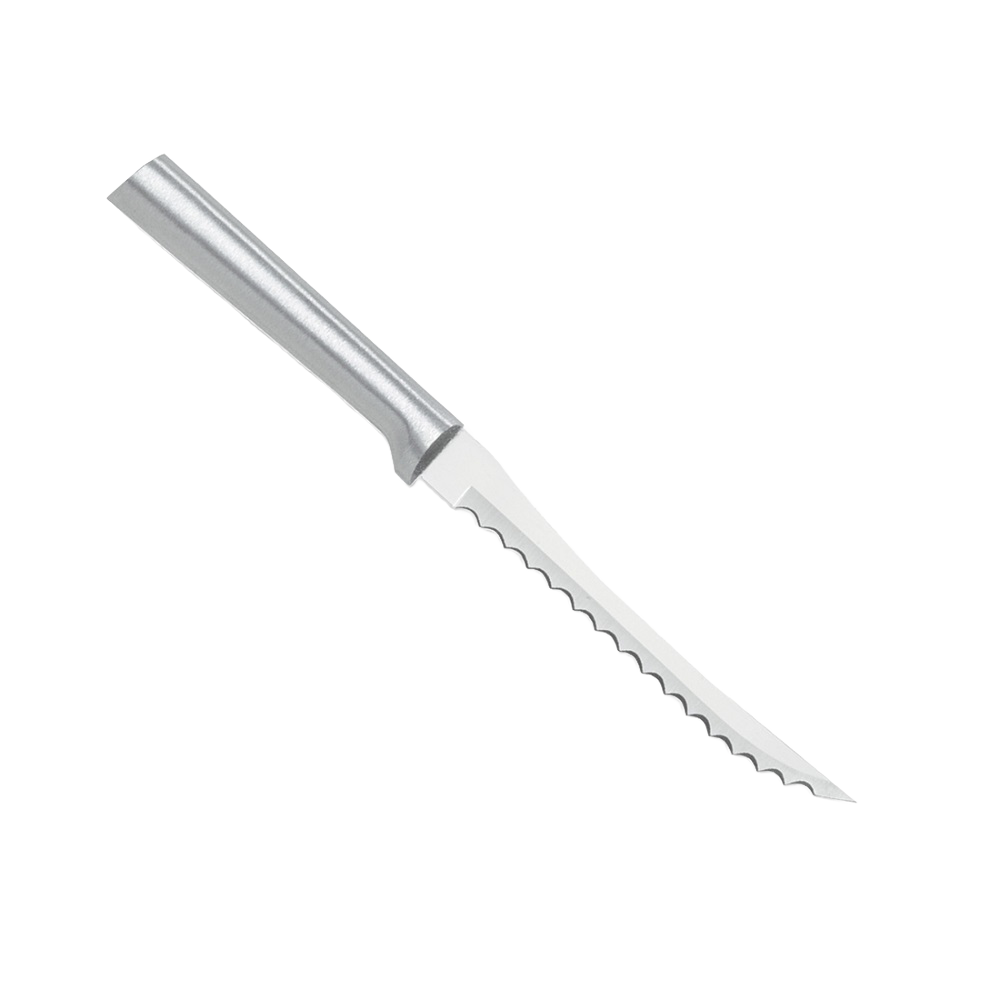 Serrated tomato slicer with solid aluminum handle in kitchen utensils and cooking tools under $50 collection