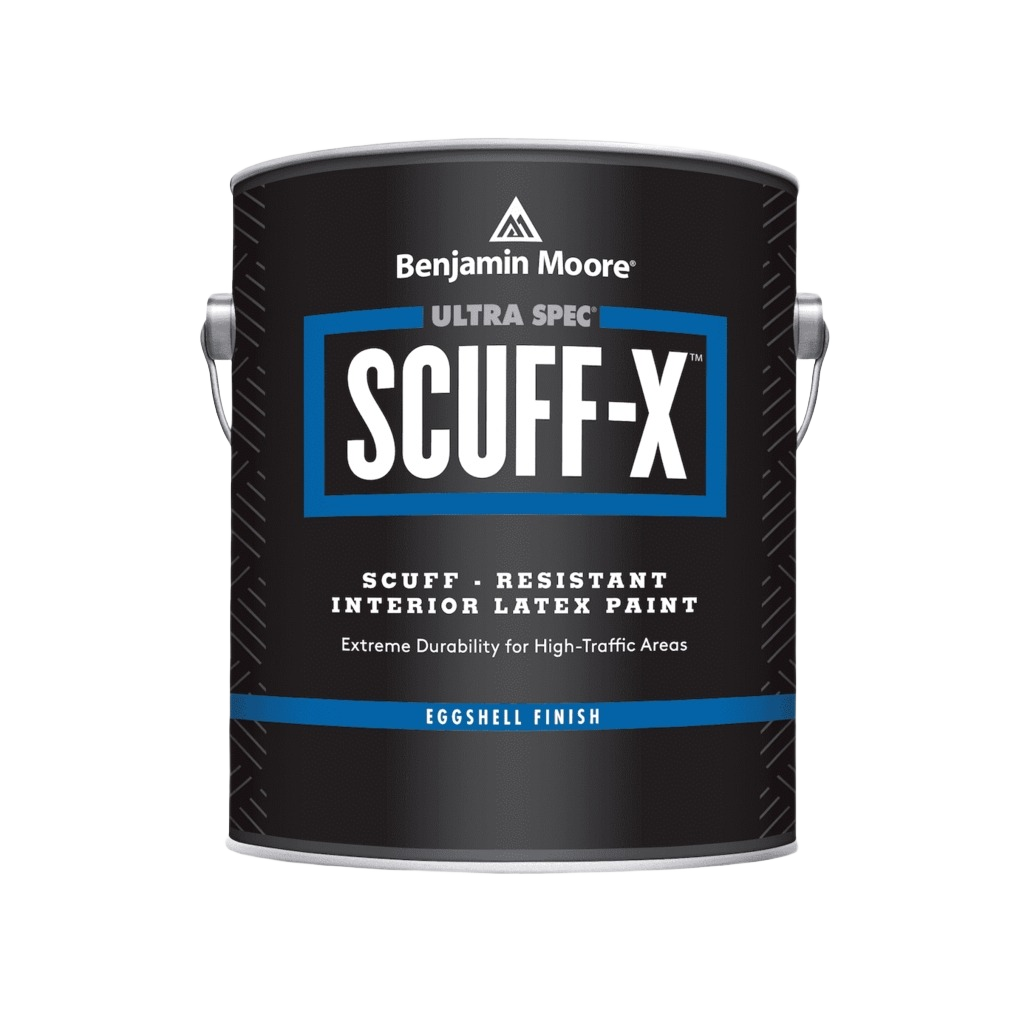 Benjamin Moore Ultra Spec scuff-resistant interior latex paint with eggshell finish in under $100 paint supplies collection