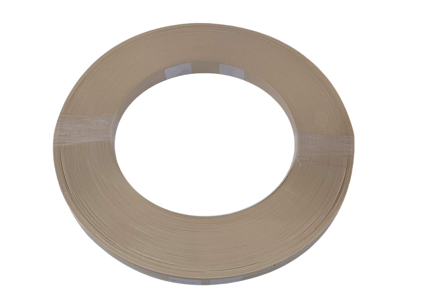 Roll of white maple edge banding measuring 7/8 inch wide and 250 feet long for home improvement use