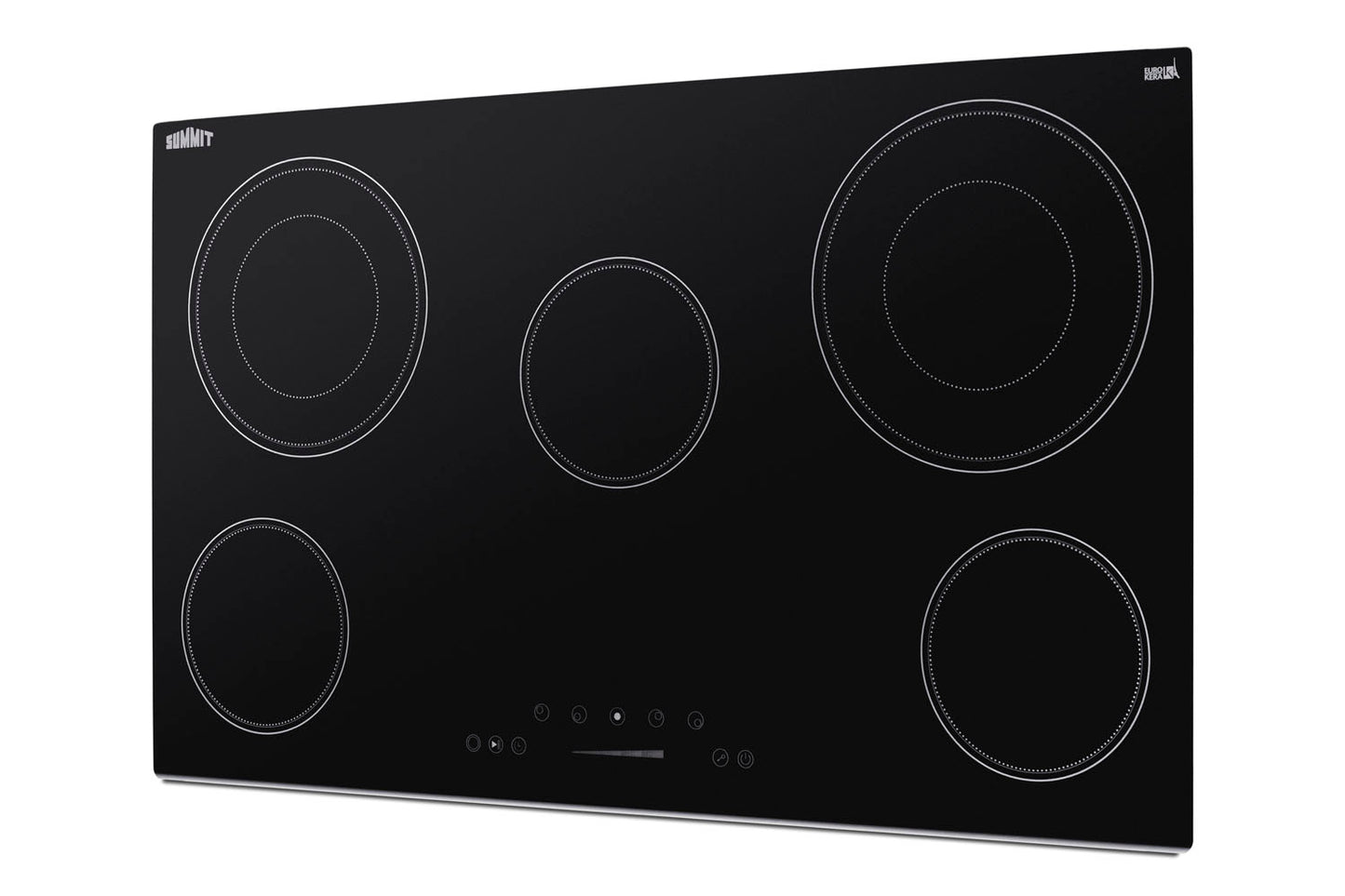 36" Wide 208-240V 5-Burner Radiant Cooktop