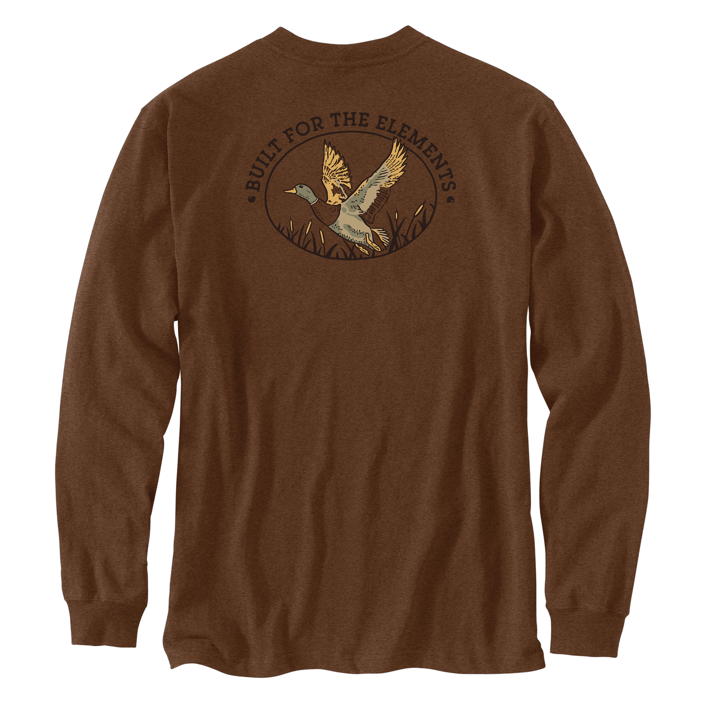 Carhartt Men's Irvine Relaxed Duck Badge Long Sleeve T-Shirt
