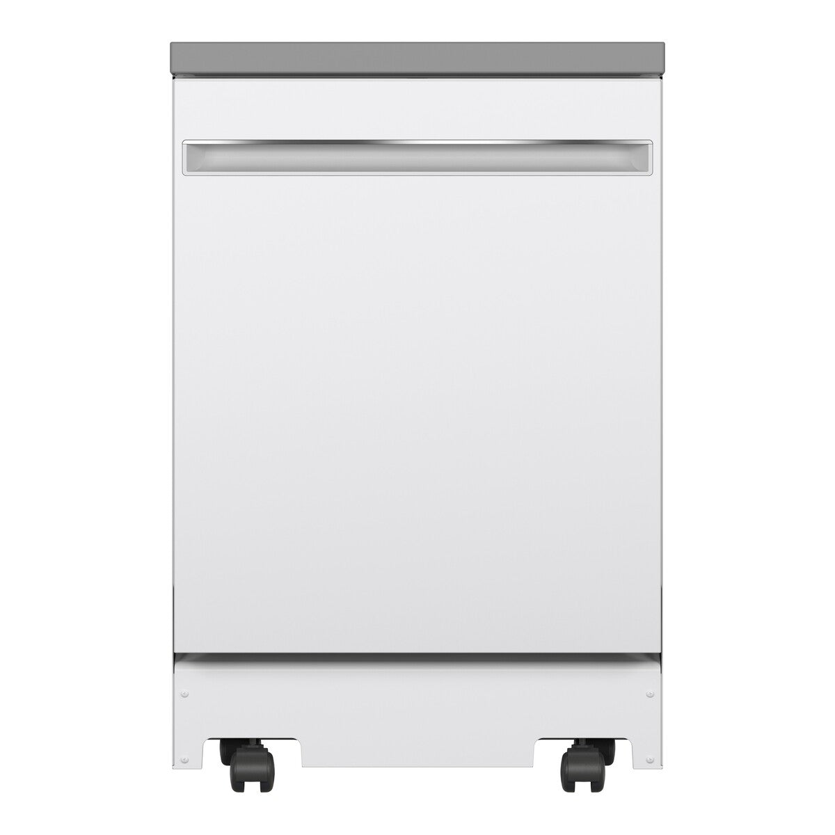 GE® ENERGY STAR® 24" Stainless Steel Interior Portable Dishwasher with Sanitize Cycle