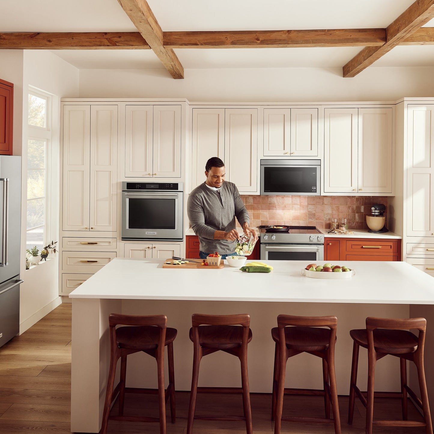 Over-The-Range Microwave with Flush Built-In Design