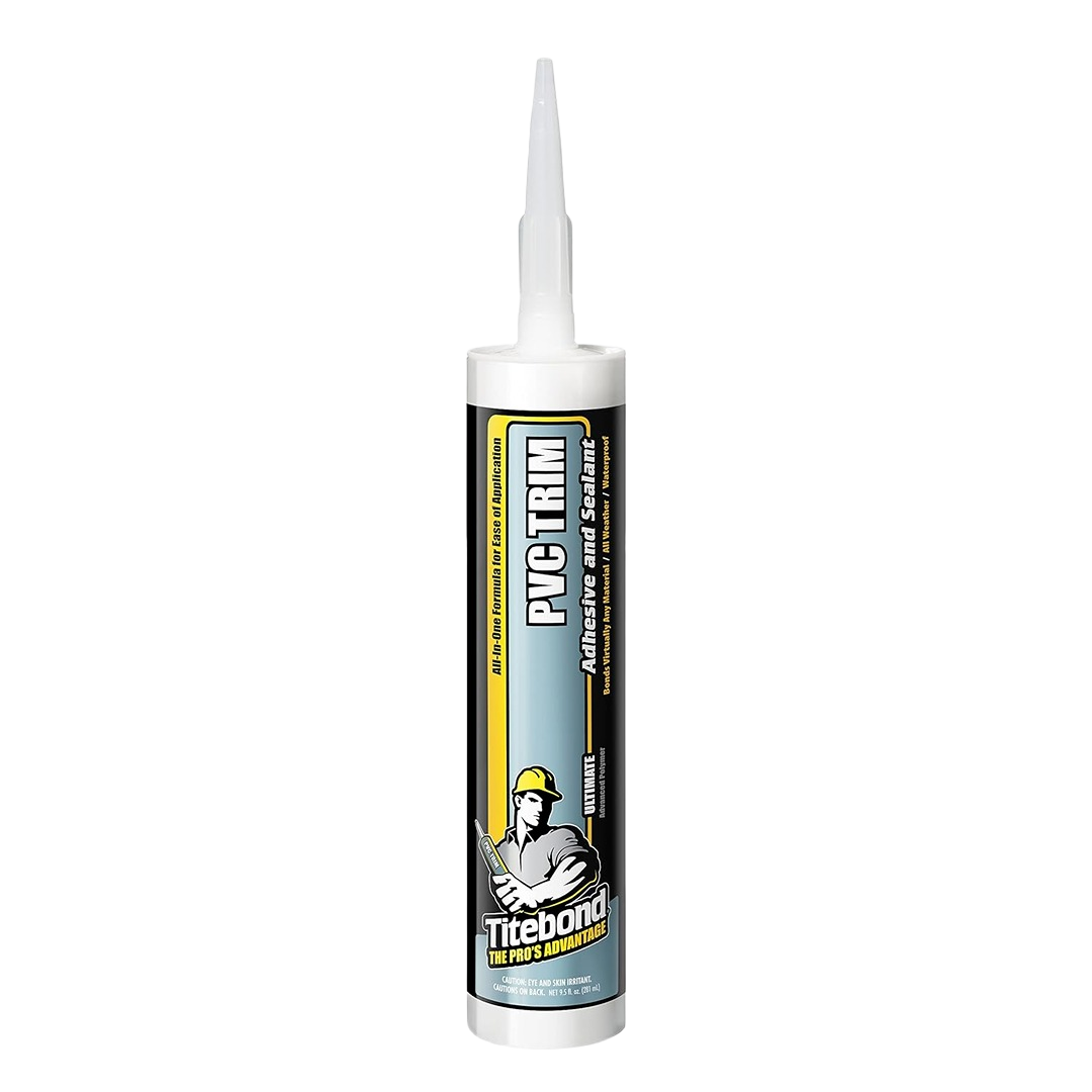 Tube of PVC trim adhesive and sealant for home improvement in glue and adhesives under $50 collection