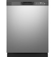Stainless steel ENERGY STAR dishwasher with front control panel from kitchen appliances and dishwashers collection